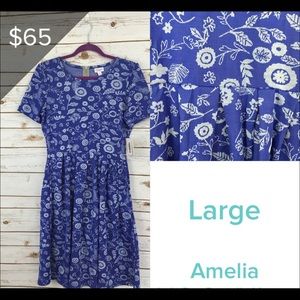 LuLaRoe Amelia dresses size large